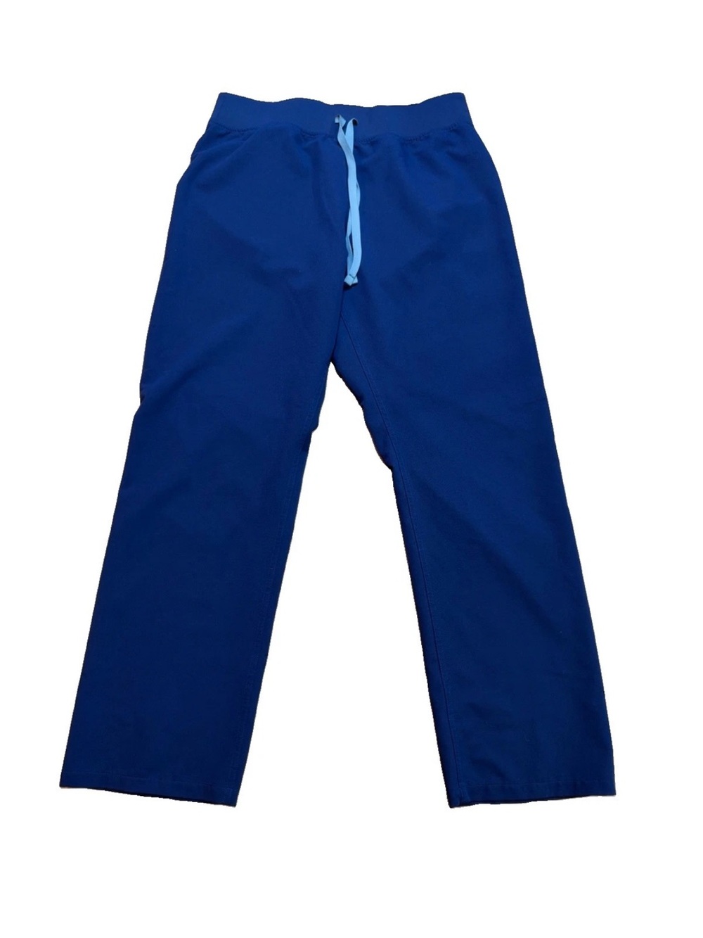 FIGS Women's Large Navy Blue Livingston High-Rise Straight Leg Scrub Pants